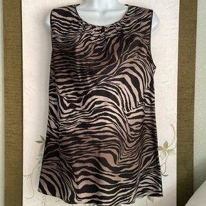 Lafayette 148 Silk Blouse 4 Animal Print